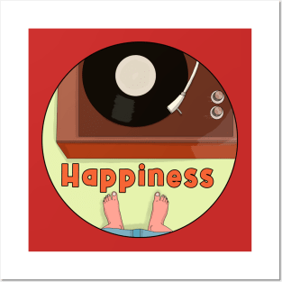 Happiness Posters and Art